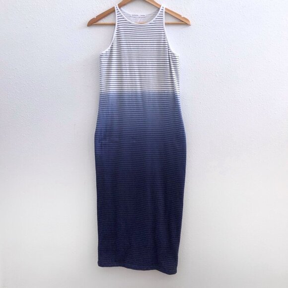 ATHLETA Sleeveless Striped Ombre Maxi Dress Small Size - Picture 1 of 9